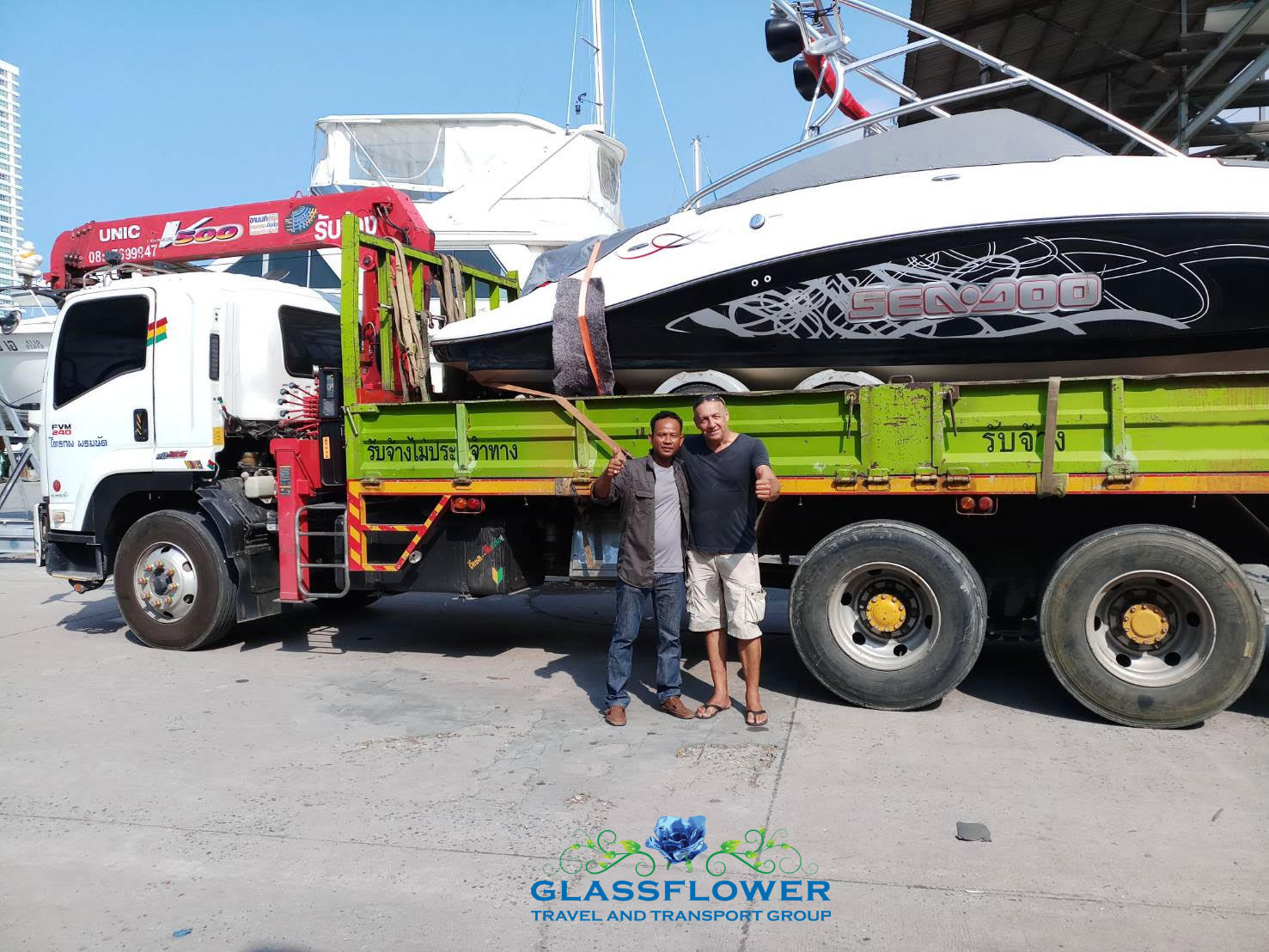 glassflower with boat relocatio services