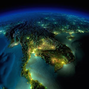 satellite view of Asean